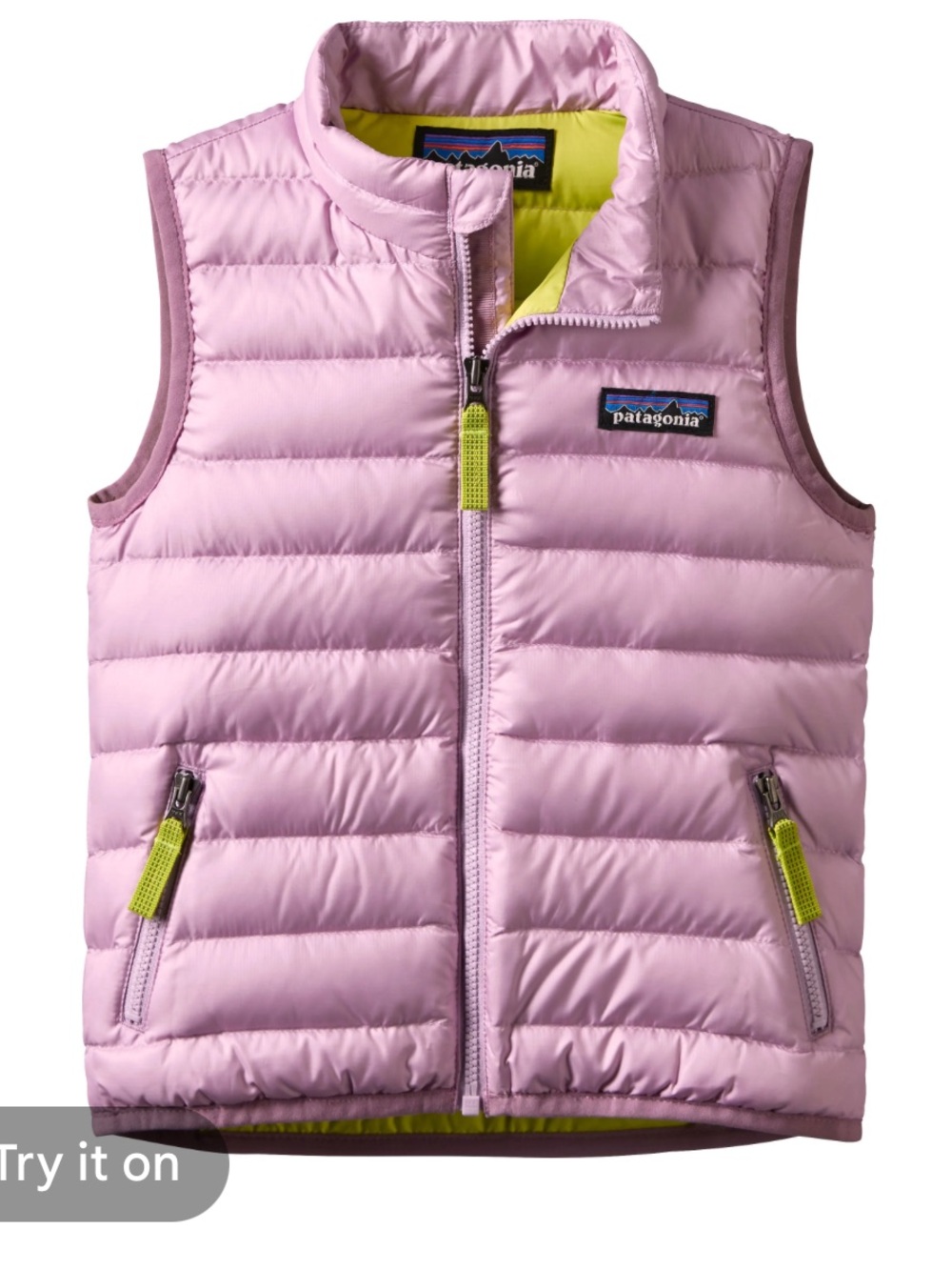 Patagonia Kid’s Down Sweater Vest Puff Vest Girl’s Size 4T